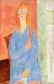 Chica de azul 1919 Amedeo Modigliani